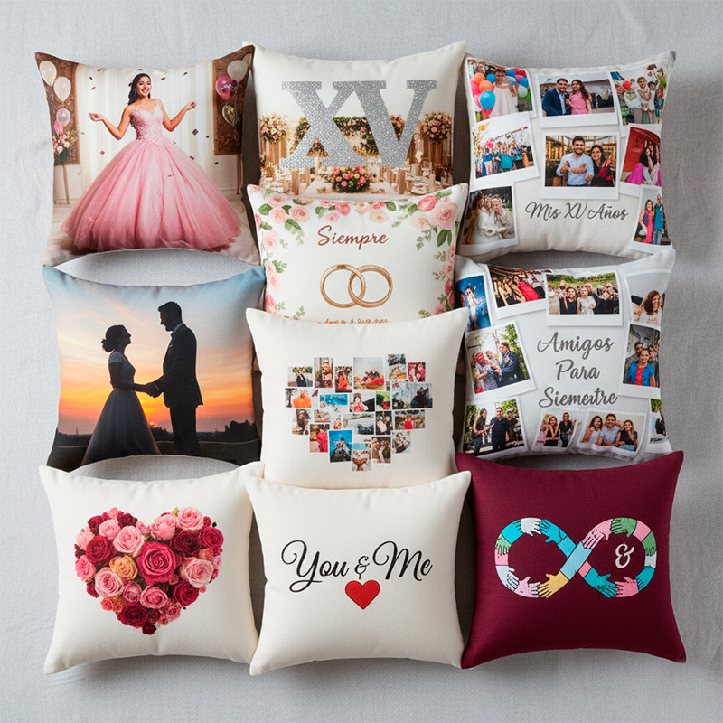 Almohadas personalizadas CDMX para eventos, regalos y marcas