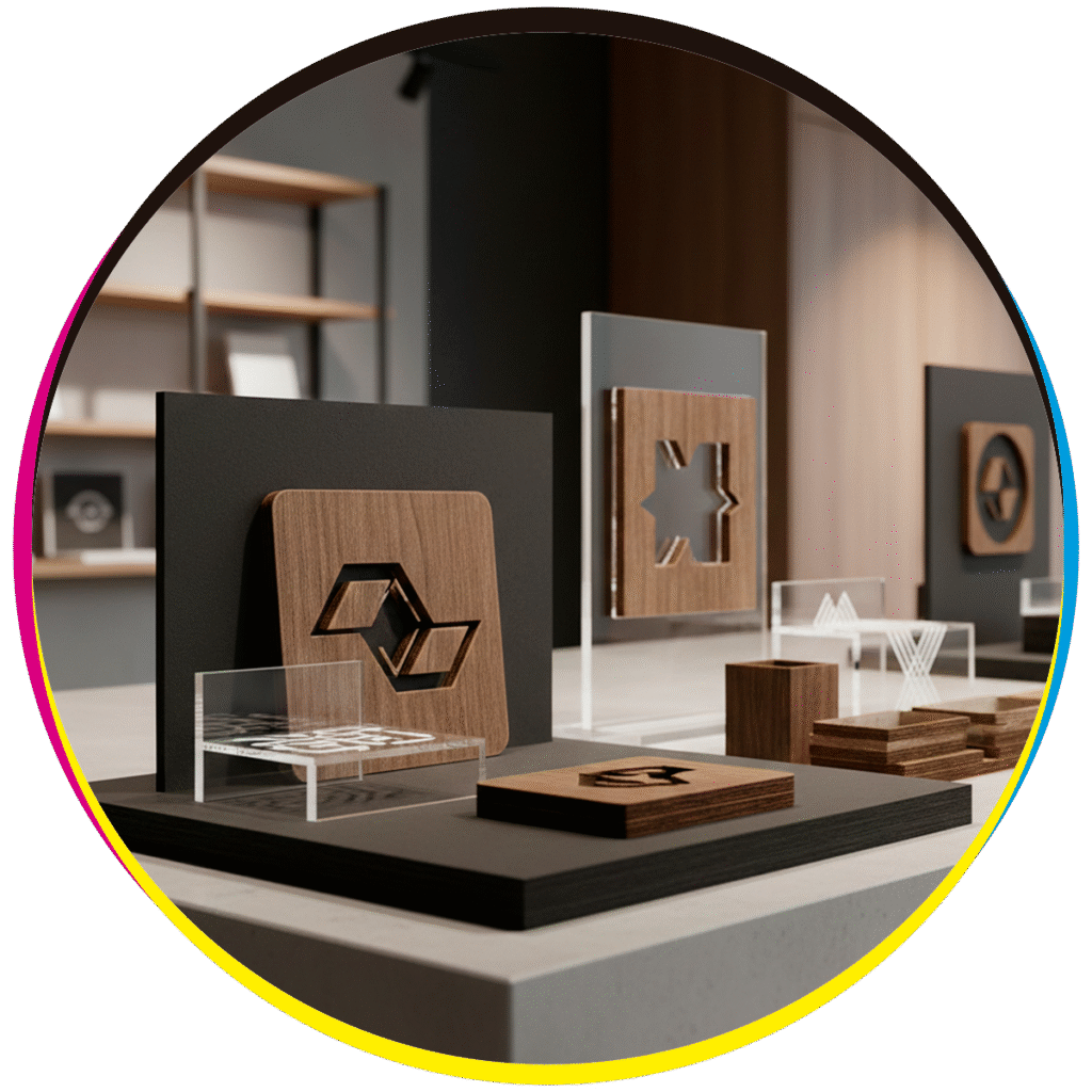 Corte láser e Impresión para retail y comercio