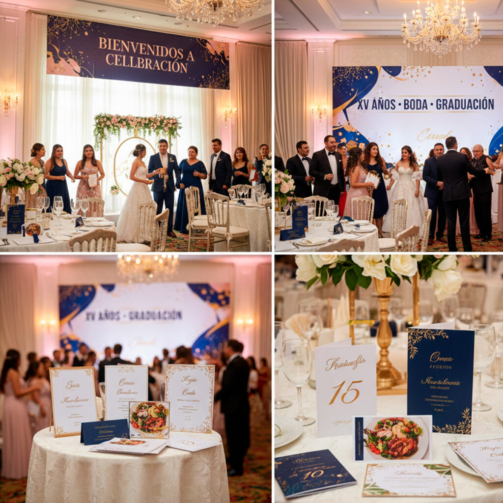 Impresiones para eventos sociales