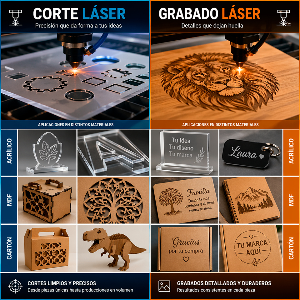 Corte y grabado láser en CDMX