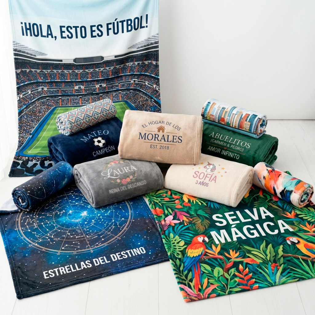 Frazadas personalizadas CDMX